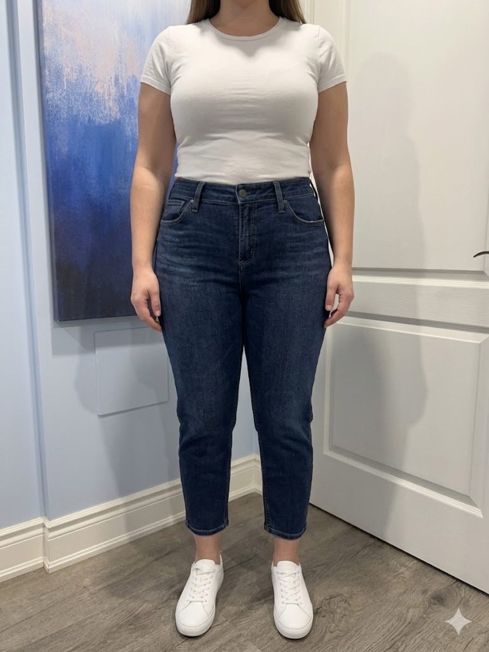 Silver Jeans Dark Blue Jeans-Ankle